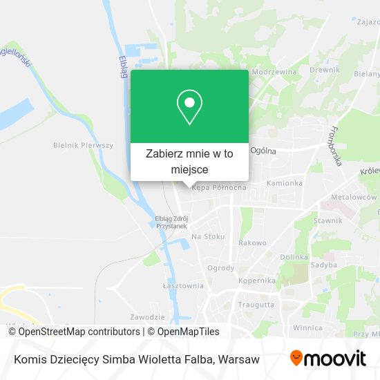 Mapa Komis Dziecięcy Simba Wioletta Falba