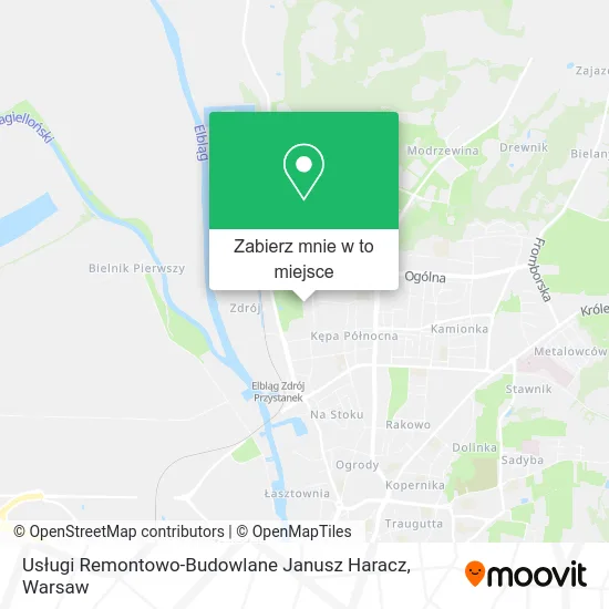 Mapa Usługi Remontowo-Budowlane Janusz Haracz