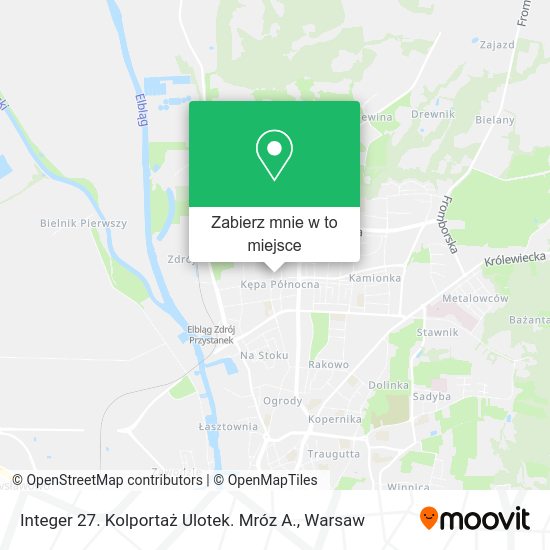 Mapa Integer 27. Kolportaż Ulotek. Mróz A.