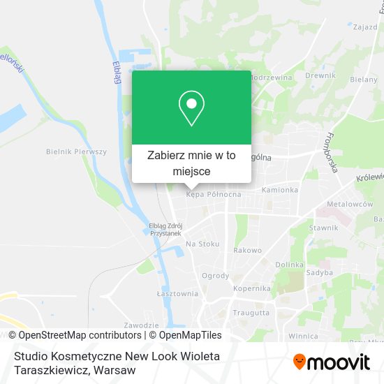 Mapa Studio Kosmetyczne New Look Wioleta Taraszkiewicz