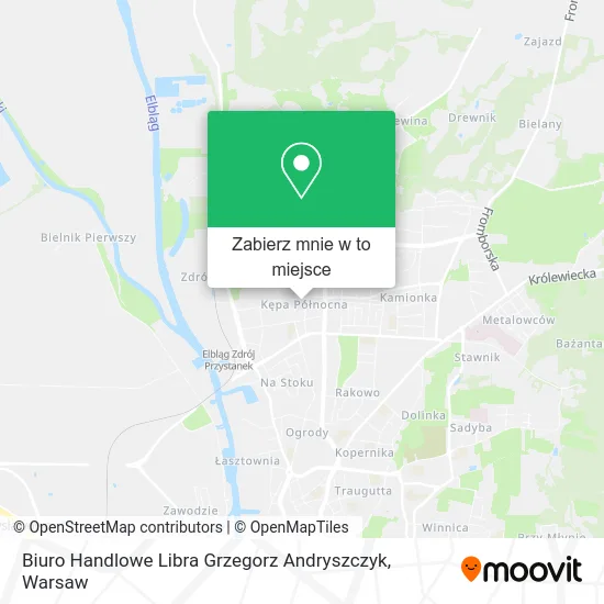 Mapa Biuro Handlowe Libra Grzegorz Andryszczyk