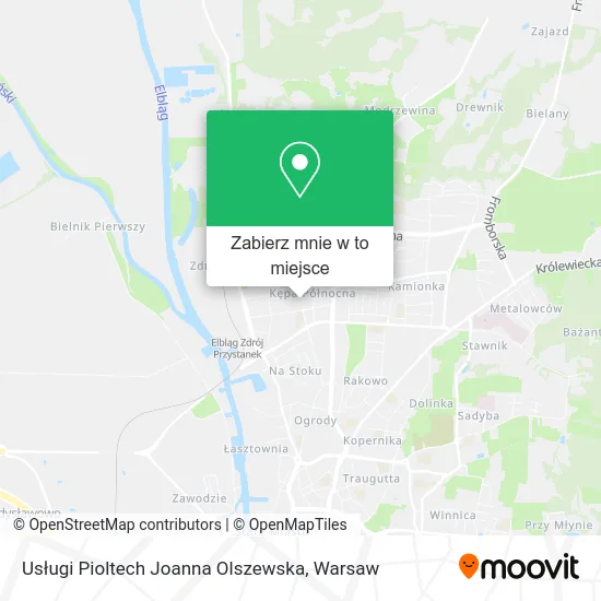 Mapa Usługi Pioltech Joanna Olszewska