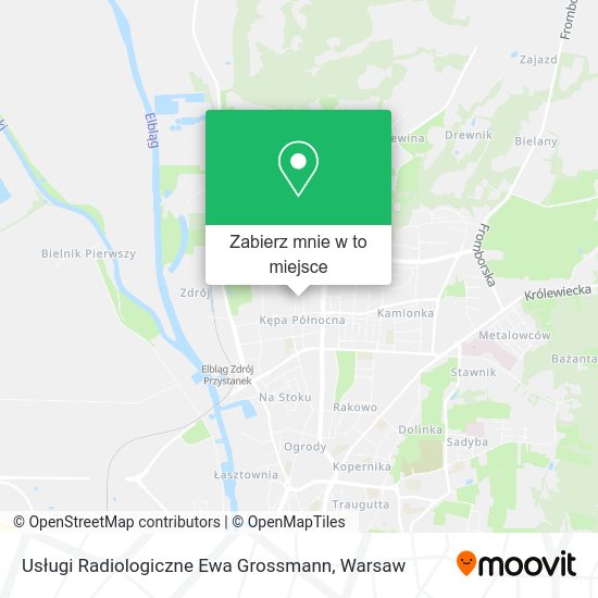 Mapa Usługi Radiologiczne Ewa Grossmann