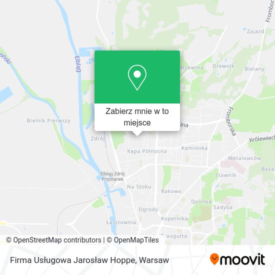 Mapa Firma Usługowa Jarosław Hoppe