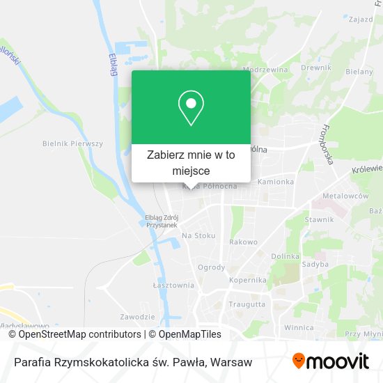 Mapa Parafia Rzymskokatolicka św. Pawła