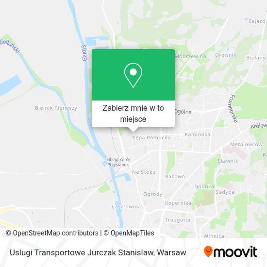 Mapa Uslugi Transportowe Jurczak Stanislaw