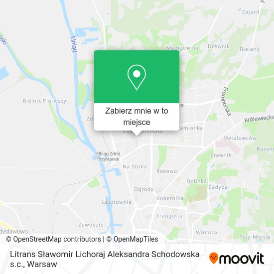 Mapa Litrans Sławomir Lichoraj Aleksandra Schodowska s.c.