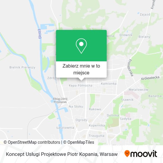 Mapa Koncept Usługi Projektowe Piotr Kopania