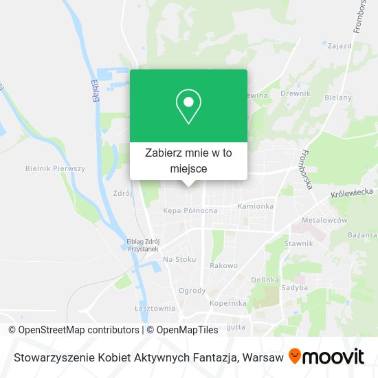 Mapa Stowarzyszenie Kobiet Aktywnych Fantazja