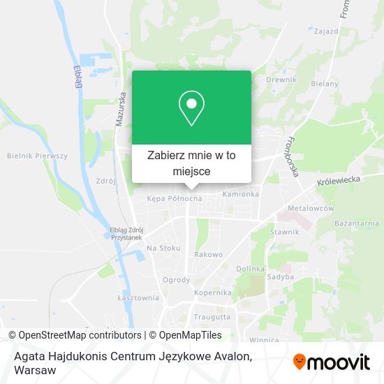 Mapa Agata Hajdukonis Centrum Językowe Avalon