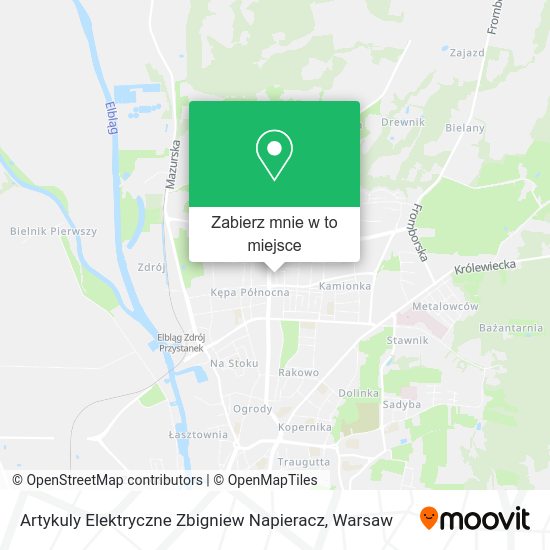 Mapa Artykuly Elektryczne Zbigniew Napieracz