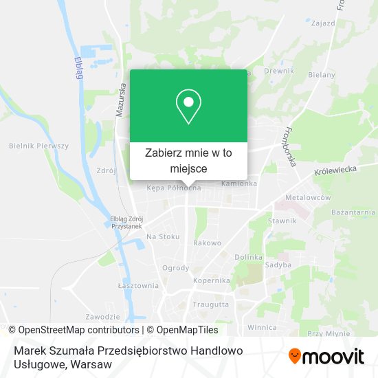 Mapa Marek Szumała Przedsiębiorstwo Handlowo Usługowe