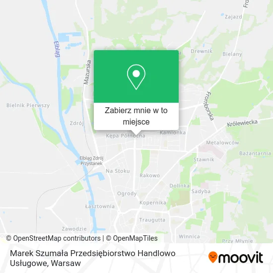 Mapa Marek Szumała Przedsiębiorstwo Handlowo Usługowe