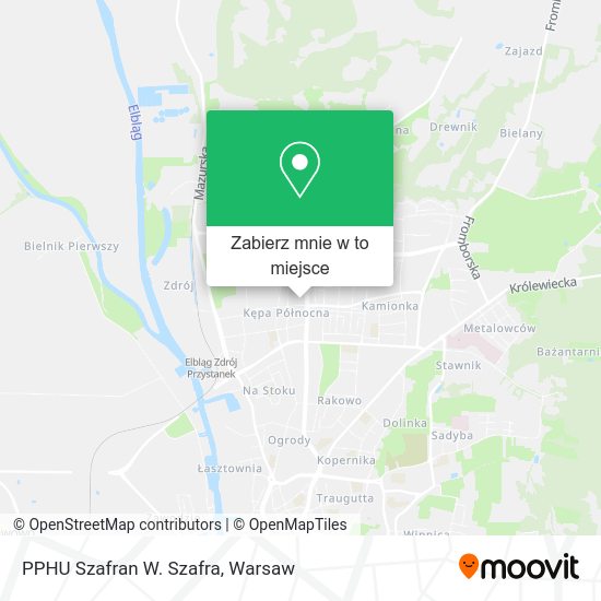 Mapa PPHU Szafran W. Szafra