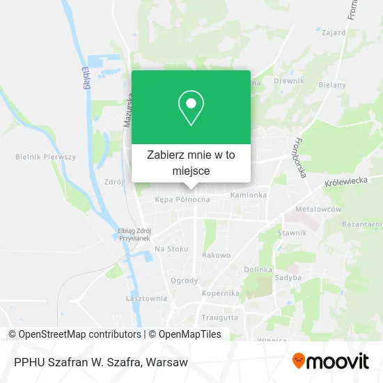 Mapa PPHU Szafran W. Szafra