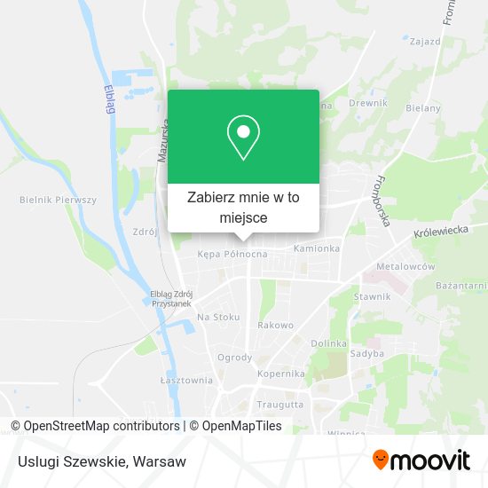 Mapa Uslugi Szewskie