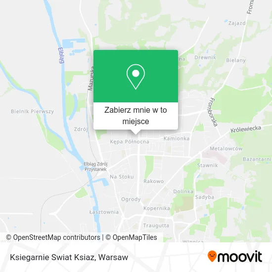 Mapa Ksiegarnie Swiat Ksiaz
