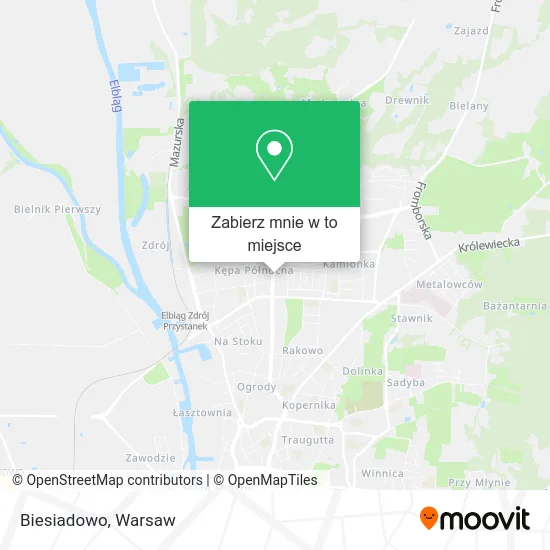 Mapa Biesiadowo