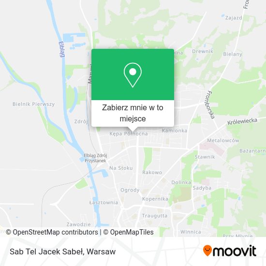 Mapa Sab Tel Jacek Sabeł