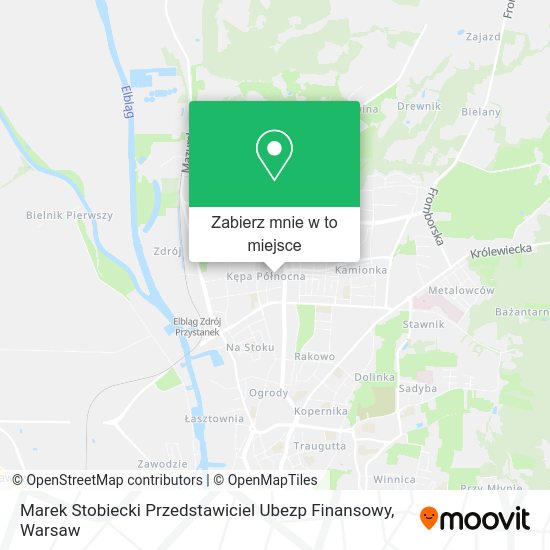 Mapa Marek Stobiecki Przedstawiciel Ubezp Finansowy