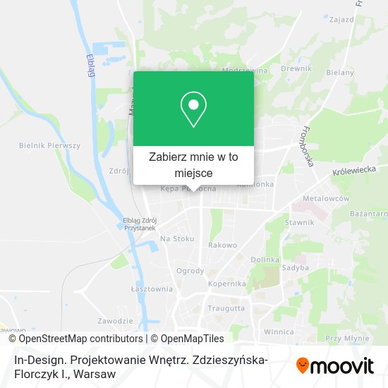 Mapa In-Design. Projektowanie Wnętrz. Zdzieszyńska-Florczyk I.