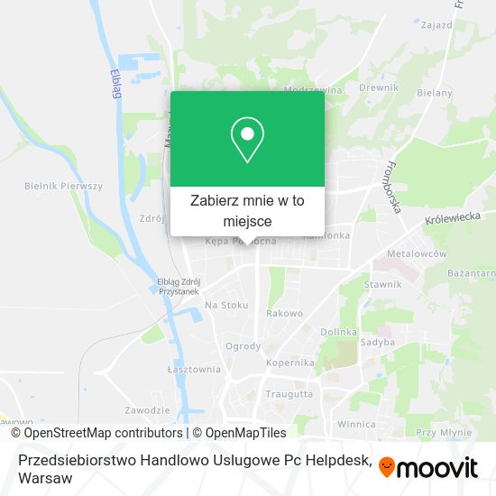 Mapa Przedsiebiorstwo Handlowo Uslugowe Pc Helpdesk