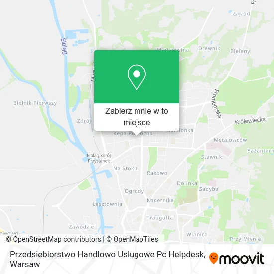 Mapa Przedsiebiorstwo Handlowo Uslugowe Pc Helpdesk