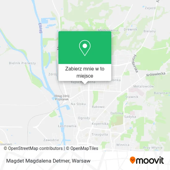Mapa Magdet Magdalena Detmer