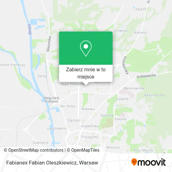 Mapa Fabianex Fabian Oleszkiewicz