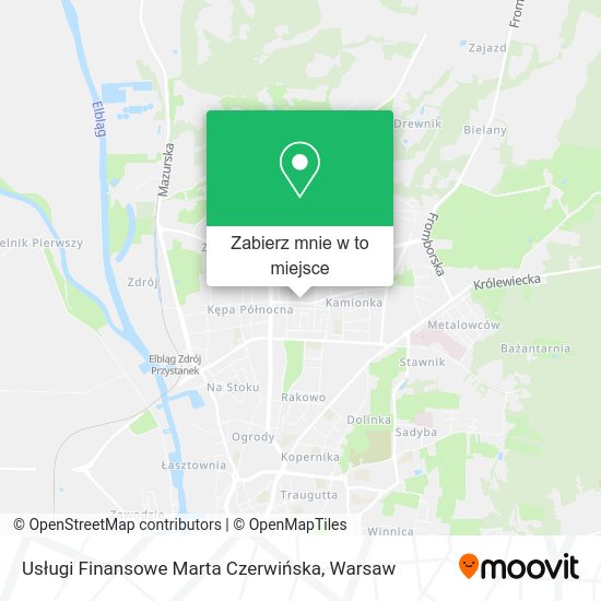 Mapa Usługi Finansowe Marta Czerwińska