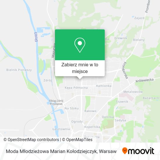 Mapa Moda Młodzieżowa Marian Kołodziejczyk