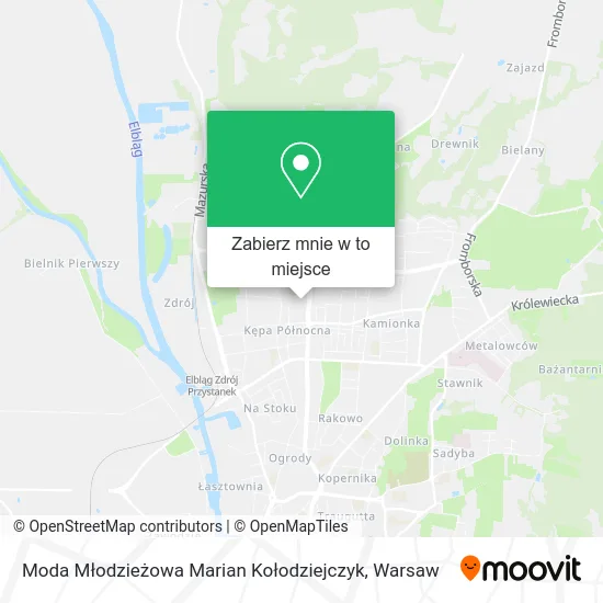 Mapa Moda Młodzieżowa Marian Kołodziejczyk
