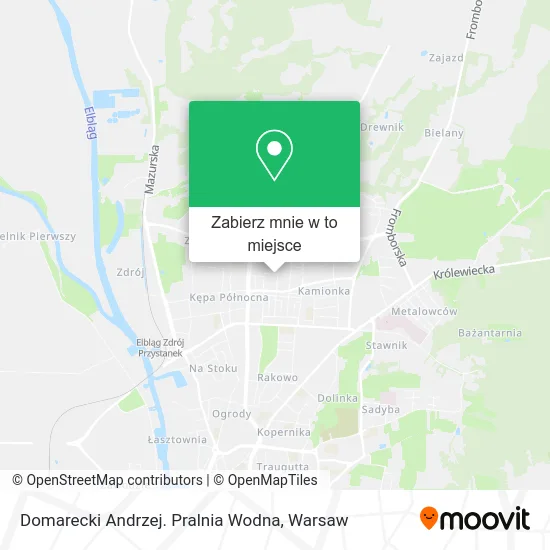 Mapa Domarecki Andrzej. Pralnia Wodna