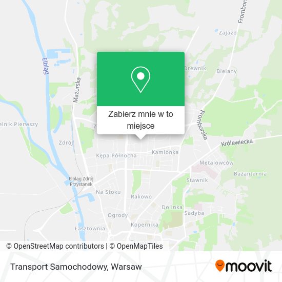 Mapa Transport Samochodowy