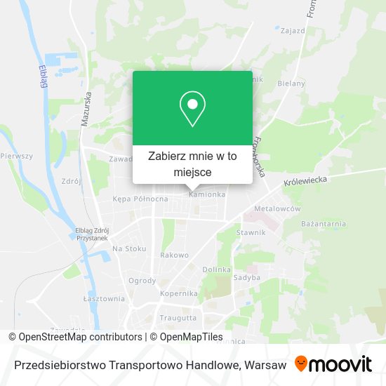 Mapa Przedsiebiorstwo Transportowo Handlowe