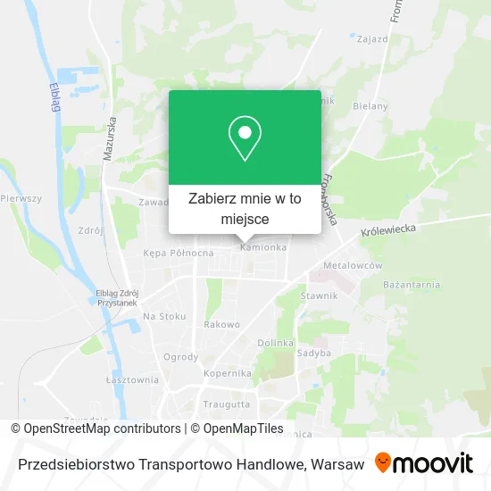 Mapa Przedsiebiorstwo Transportowo Handlowe