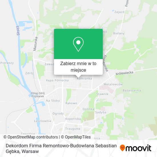 Mapa Dekordom Firma Remontowo-Budowlana Sebastian Gębka