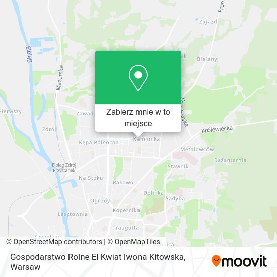 Mapa Gospodarstwo Rolne El Kwiat Iwona Kitowska