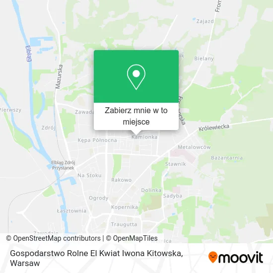 Mapa Gospodarstwo Rolne El Kwiat Iwona Kitowska
