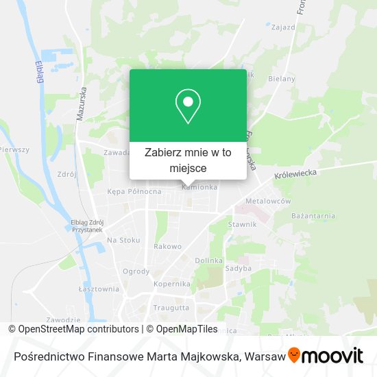 Mapa Pośrednictwo Finansowe Marta Majkowska