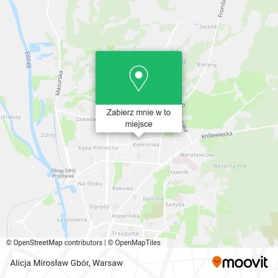 Mapa Alicja Mirosław Gbór