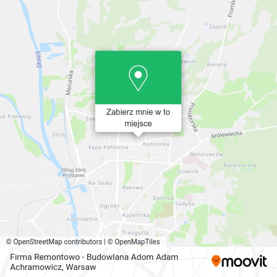 Mapa Firma Remontowo - Budowlana Adom Adam Achramowicz