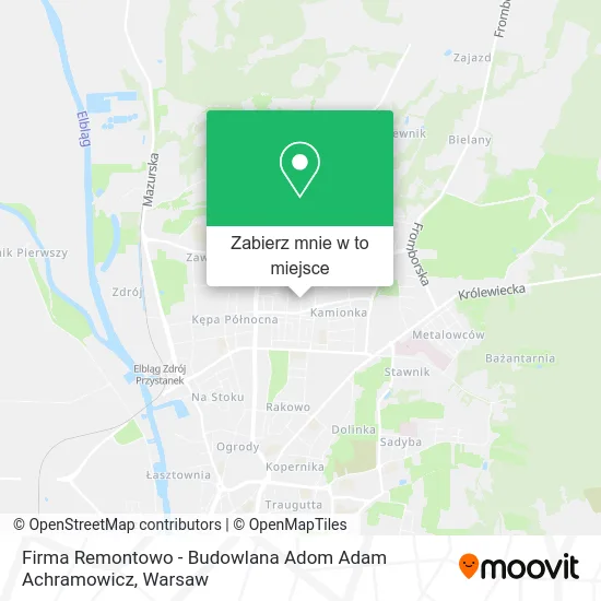 Mapa Firma Remontowo - Budowlana Adom Adam Achramowicz