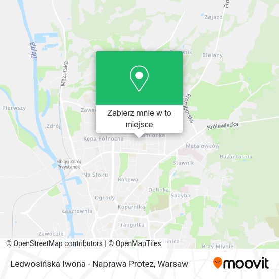 Mapa Ledwosińska Iwona - Naprawa Protez