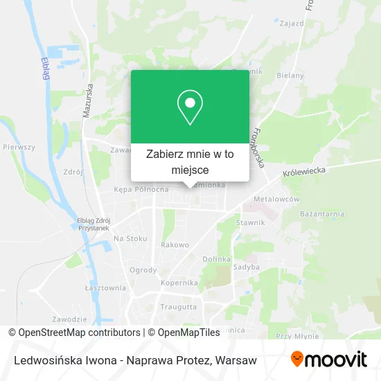 Mapa Ledwosińska Iwona - Naprawa Protez
