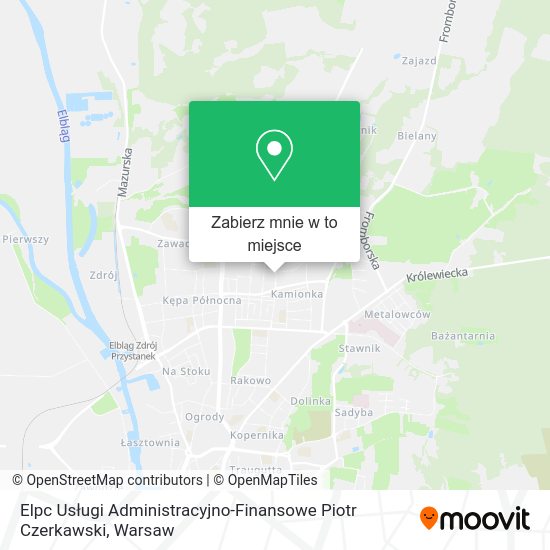 Mapa Elpc Usługi Administracyjno-Finansowe Piotr Czerkawski