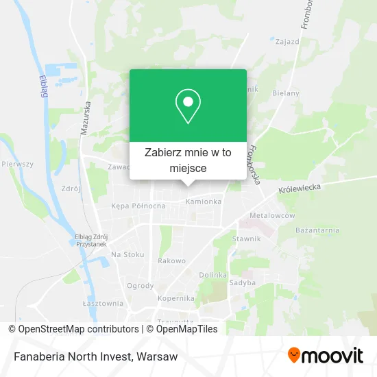 Mapa Fanaberia North Invest