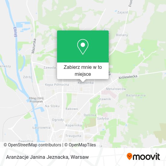 Mapa Aranżacje Janina Jeznacka