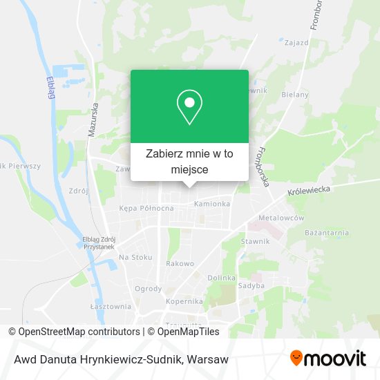 Mapa Awd Danuta Hrynkiewicz-Sudnik