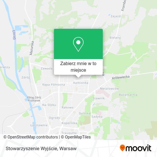 Mapa Stowarzyszenie Wyjście